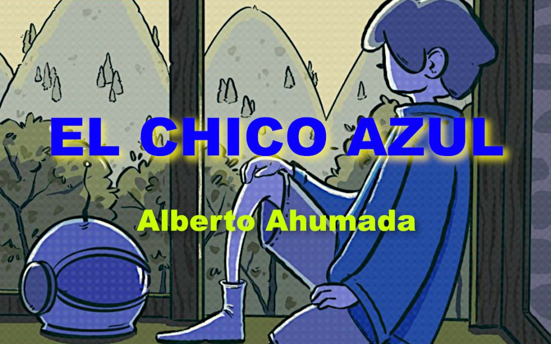 El chico azul